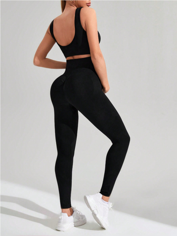 Euroopa ja Ameerika piiriülesed rasedate naiste spordijoogaülikonnad, õmblusteta kootud spordirinnahoidja püksid, spordiriietus