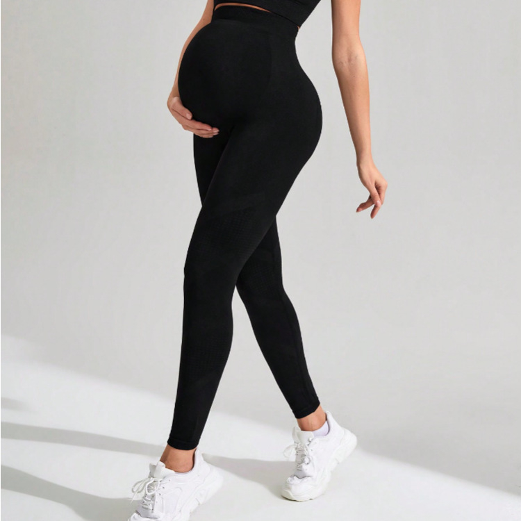 Euroopa ja Ameerika piiriülesed rasedate naiste spordijoogaülikonnad, õmblusteta kootud spordirinnahoidja püksid, spordiriietus