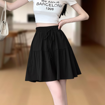 Фабрична директна доставка, висок рейтинг, 95% полиестерни влакна, панталони, пола, шорти, дамски летни панталони с висока талия и широки крачоли