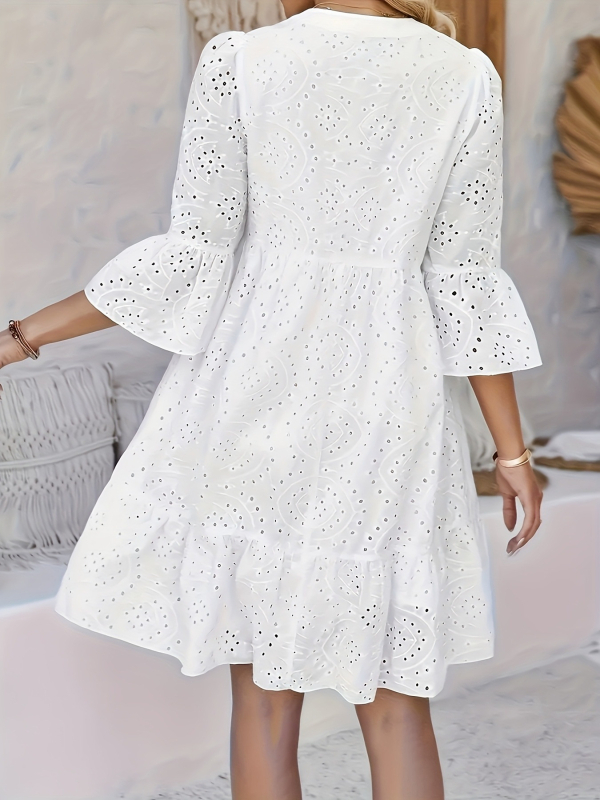 „Directional Dp030580 CrossBorder“ grynų spalvų pavasario ir vasaros moteriška suknelė šventinio stiliaus