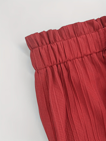 2025 Νέο διασυνοριακό σετ δύο τεμαχίων για γυναίκες σε ευρωπαϊκή και αμερικανική μόδα, casual, με πλισέ υφή, casual ρούχα