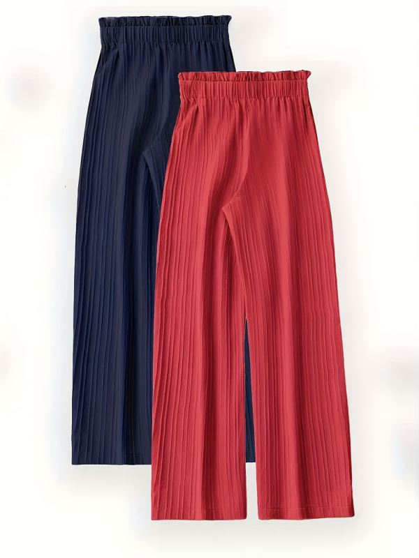 2025-ös, határokon átnyúló, új európai és amerikai női divat, hétköznapi kétrészes szett, rakott textúrájú hétköznapi viselet