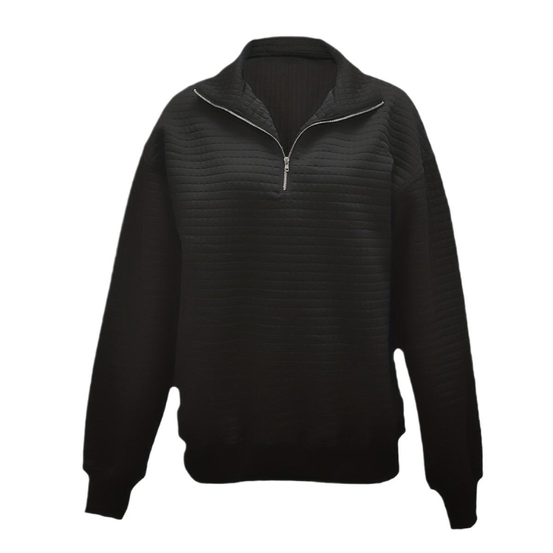 Aukštos kokybės 2025 m. rudens princesės stiliaus gaivus ir mielas aksominis megztinis moterims, storas pusiau atvira apykakle, įprastas moteriškas džemperis