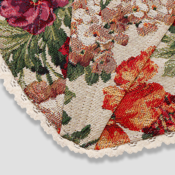 Διασυνοριακό Φανελάκι με Δαντέλα, Δαντέλα, Δαντέλα, Γαλλική, Niche, Ψαροκόκαλο, με Στάμπα, Ρετρό, Λουλούδια, Ξένο Εμπόριο, LY023