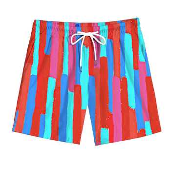 Piiriülesed Jaapani anime Naruto 3D digitaaltrüki meeste puhkuse rannapüksid suvised uued koomiksivabad spordipüksid