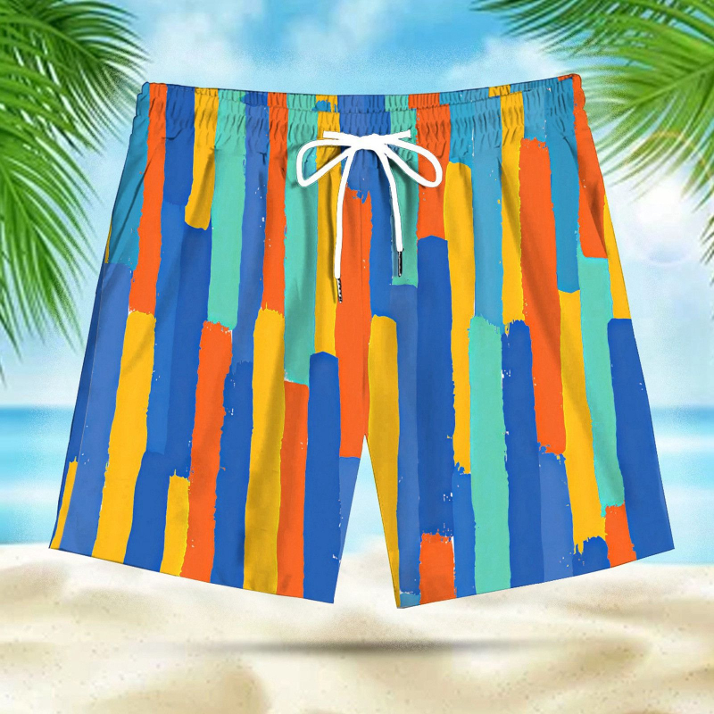 Piiriülesed Jaapani anime Naruto 3D digitaaltrüki meeste puhkuse rannapüksid suvised uued koomiksivabad spordipüksid