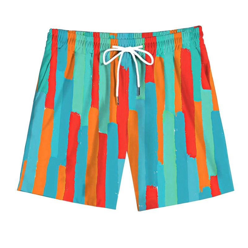 Piiriülesed Jaapani anime Naruto 3D digitaaltrüki meeste puhkuse rannapüksid suvised uued koomiksivabad spordipüksid