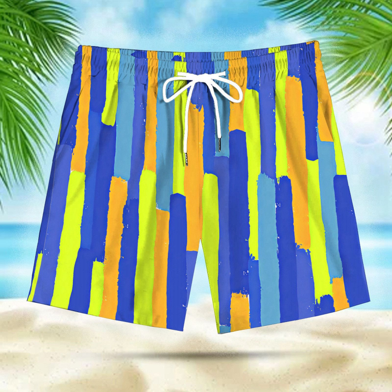 Piiriülesed Jaapani anime Naruto 3D digitaaltrüki meeste puhkuse rannapüksid suvised uued koomiksivabad spordipüksid