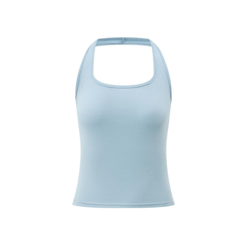 Pure Lust Hot Girl piros halterneck mellény női nyári karcsúsító, rövid U-nyakú felső