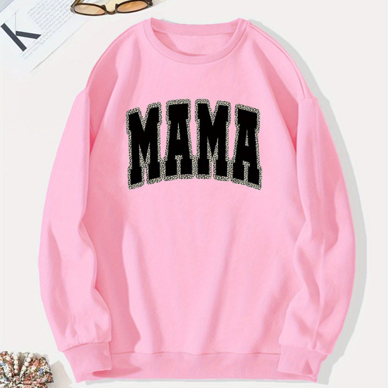 Határokon átnyúló európai kódex külkereskedelem új MAMA betűnyomtatású kapucnis pulóver kapucnis pulóver-gyár nagykereskedelem 2025