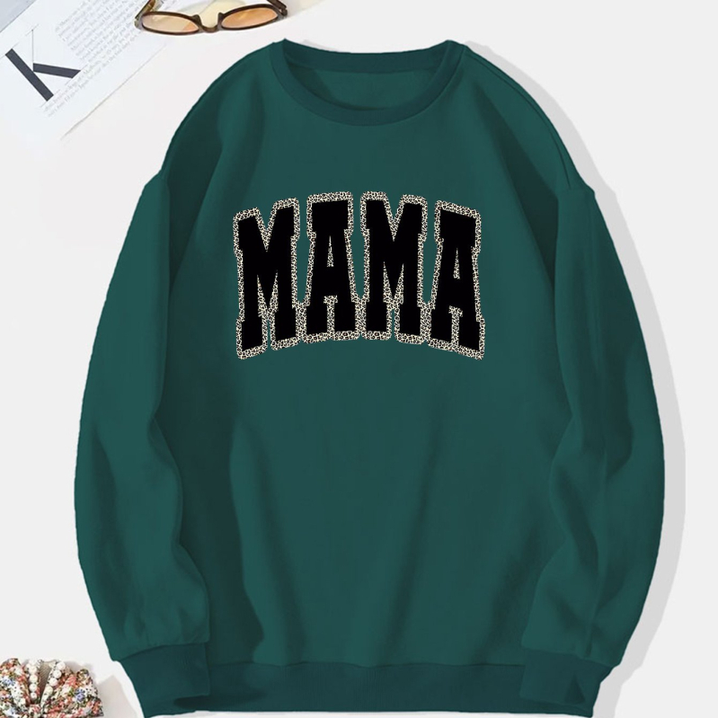 Határokon átnyúló európai kódex külkereskedelem új MAMA betűnyomtatású kapucnis pulóver kapucnis pulóver-gyár nagykereskedelem 2025