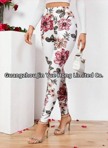 2024-es divatos felsőruházati leggings mintás női rugalmas, karcsúsító, bokáig érő nadrág