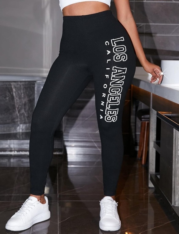 2024-es divatos felsőruházati leggings mintás női rugalmas, karcsúsító, bokáig érő nadrág