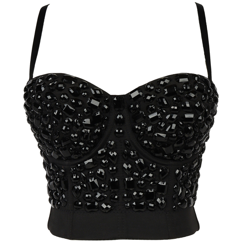 Luqiu Country Hot Girl Style Diamond Grudnjak Ženska gornja odjeća Kamisole Oblikujući Grudnjak za Riblju Kožu Zabava Lijepa Leđa DB082