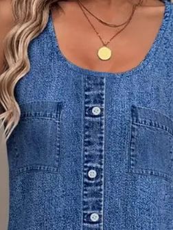 Ευρωπαϊκά και Αμερικανικά Εξαγωγικά Νέα Γυναικεία Ρούχα Amazon Casual Loose Fashion Hot Selling Element Printed Amannel Γυναικείο Φόρεμα Γιλέκο