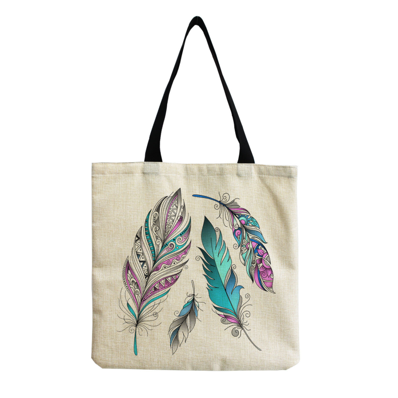 Didmeninė prekyba meniškais, kūrybingais, lengvais moteriškais rankinukais per petį, plunksnų marginimo.