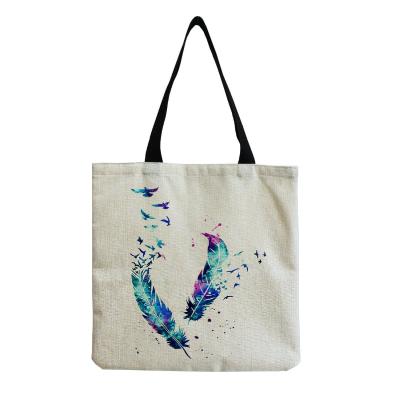 Didmeninė prekyba meniškais, kūrybingais, lengvais moteriškais rankinukais per petį, plunksnų marginimo.