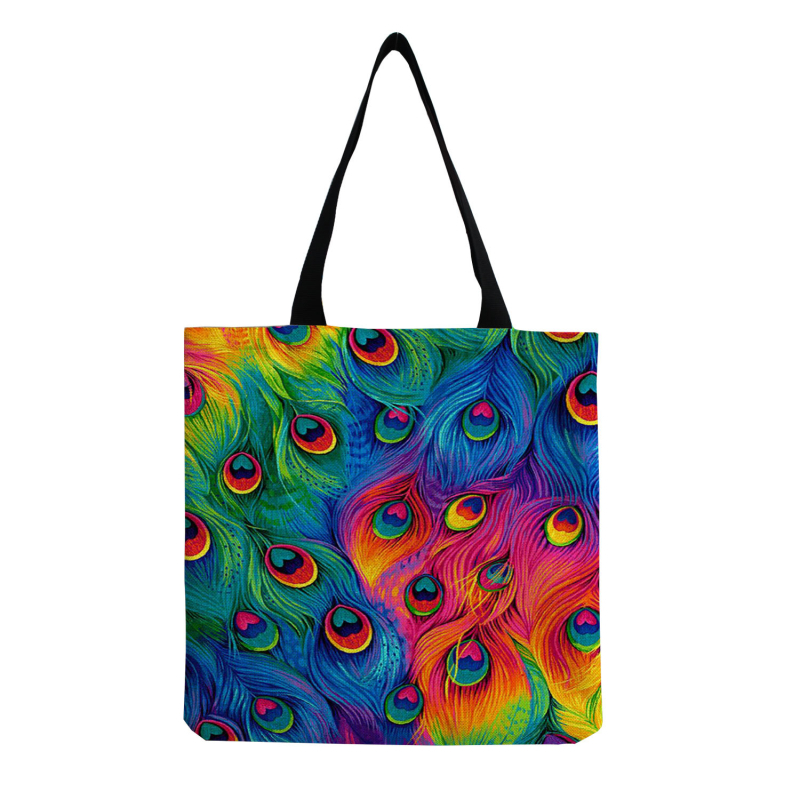 Didmeninė prekyba meniškais, kūrybingais, lengvais moteriškais rankinukais per petį, plunksnų marginimo.