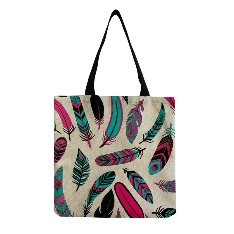 Didmeninė prekyba meniškais, kūrybingais, lengvais moteriškais rankinukais per petį, plunksnų marginimo.