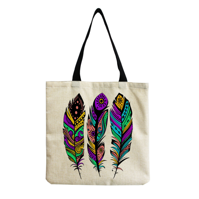 Didmeninė prekyba meniškais, kūrybingais, lengvais moteriškais rankinukais per petį, plunksnų marginimo.