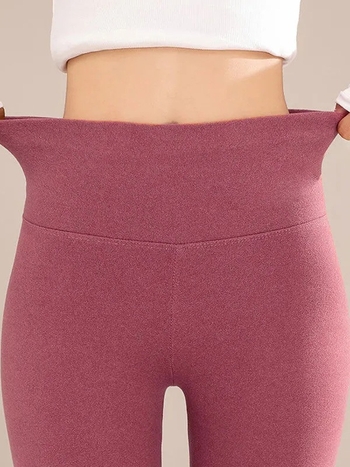 Őszi és téli sokoldalú, kétoldalas, meleg bársony leggings, magas derekú, női hasösszehúzó, csípőemelő, karcsúsító, kényelmes hosszú alsónadrág