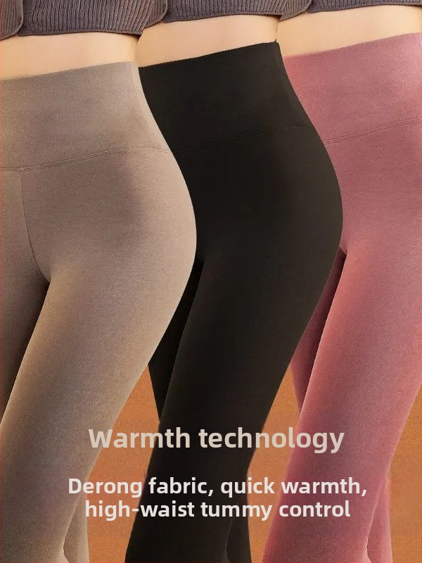 Őszi és téli sokoldalú, kétoldalas, meleg bársony leggings, magas derekú, női hasösszehúzó, csípőemelő, karcsúsító, kényelmes hosszú alsónadrág