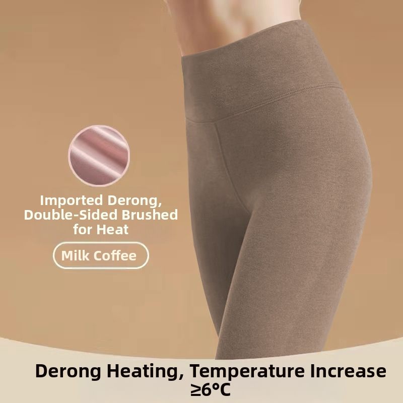 Őszi és téli sokoldalú, kétoldalas, meleg bársony leggings, magas derekú, női hasösszehúzó, csípőemelő, karcsúsító, kényelmes hosszú alsónadrág