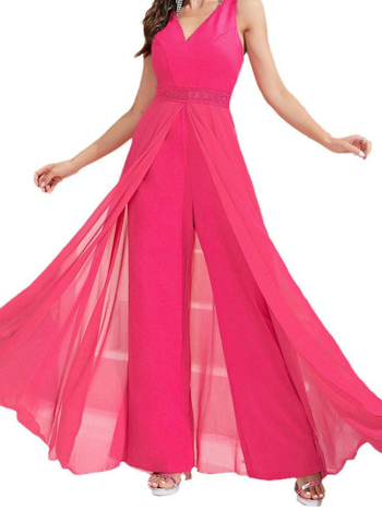 Ειδική προσφορά εξωτερικού εμπορίου για διασυνοριακές αγορές του 2025 για γυναικεία παντελόνια Crossover με δαντέλα και ματιών, χωρίς μανίκια, για γυναίκες