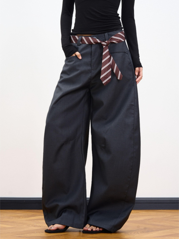 Brit stílusú, amerikai szalagmintás, Scimitar stílusú, lezser nadrág, férfi és női, klasszikus, összeillő, bő szárú nadrág