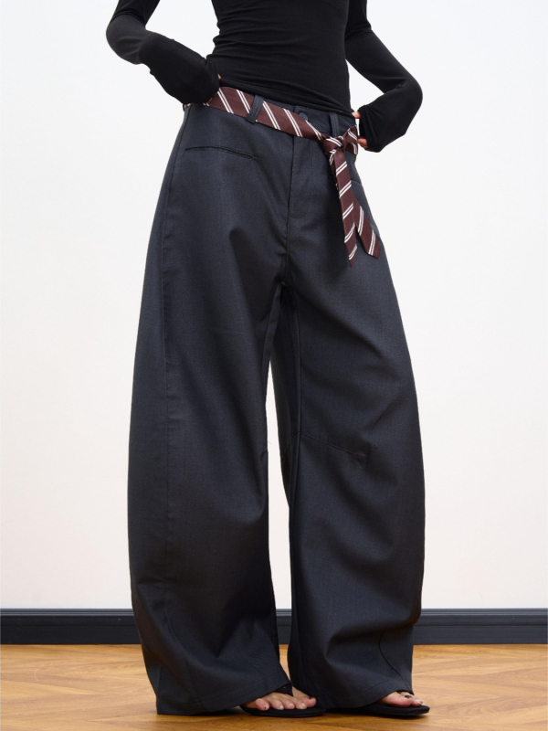 Brit stílusú, amerikai szalagmintás, Scimitar stílusú, lezser nadrág, férfi és női, klasszikus, összeillő, bő szárú nadrág