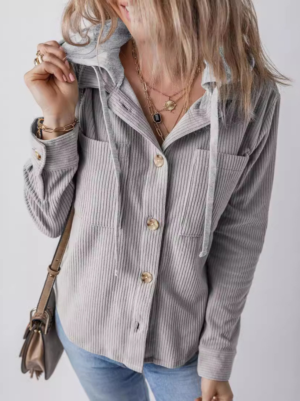 Európa és Amerika határokon átnyúló 2024. őszi Amazon külkereskedelmi női lezser kockás kardigán dzseki kapucnis dzseki nőknek