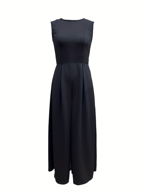 2025-ös nyári új európai és amerikai, határokon átnyúló, divatos, lezser, széles szárú, ujjatlan női overallok