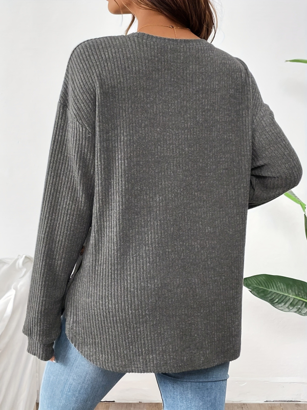 2025 Új, határokon átnyúló dropshipping kismamaruházat, kerek nyakú, lezser, hosszú ujjú póló, határokon átnyúló dropshipping