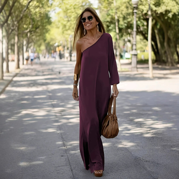 Határokon átnyúló új Amazon legkelendőbb eBay Aliexpress export európai és amerikai ruházati kötött laza női ruha Q221