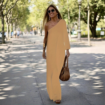 Διασυνοριακό Νέο Amazon Best-Selling Ebay Aliexpress Εξαγωγή Ευρωπαϊκών και Αμερικανικών Ρούχων Πλεκτό Φόρεμα για Γυναικεία Q221