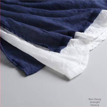 Ιαπωνικό γιλέκο εξωτερικού εμπορίου υψηλής ποιότητας με μονή αγκράφα, εξαιρετικά λεπτό, διπλής στρώσης, από βαμβάκι και λινό, μικρό, γυναικείο αμάνικο τοπ, για μεγάλα μεγέθη