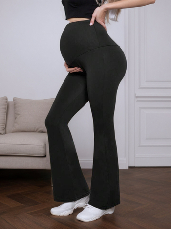 1065 „Amazon CrossBorder“ nėščiųjų kelnės. Pavasario ir rudens stiliaus platėjančios kelnės viršutiniams drabužiams, pilvą prilaikančios kelnės, neapveržiančios laisvalaikio ilgos kelnės.