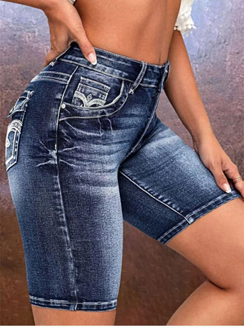 2025-ös európai és amerikai új női szexi farmer rövidnadrágok, határokon átnyúló Amazon európai és amerikai raktáron, farmer mintás nadrágok