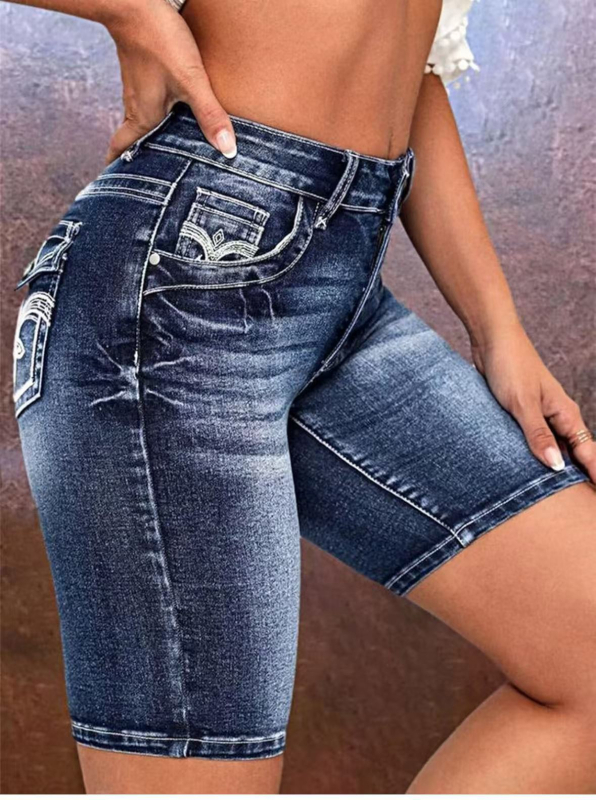 2025-ös európai és amerikai új női szexi farmer rövidnadrágok, határokon átnyúló Amazon európai és amerikai raktáron, farmer mintás nadrágok