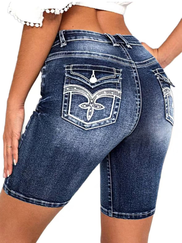 2025-ös európai és amerikai új női szexi farmer rövidnadrágok, határokon átnyúló Amazon európai és amerikai raktáron, farmer mintás nadrágok