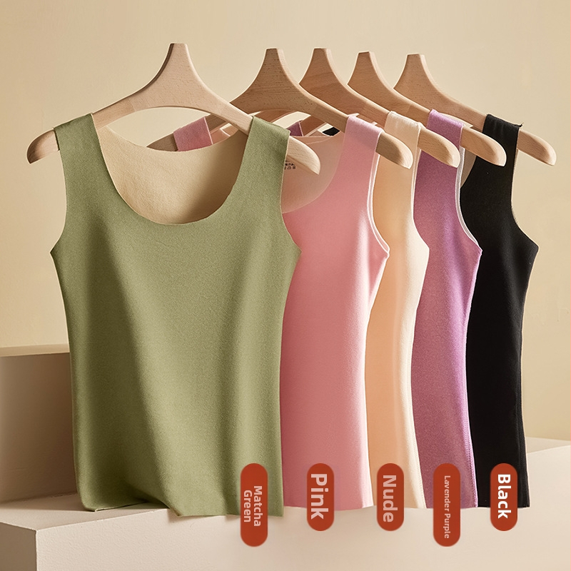 Двустранен термо елек от четкано кадифе за жени, голям размер безшевна риза с долнище, кадифени топли гащи за жени, могат да се носят навън през есента и зимата