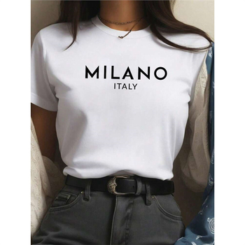 Shein Relaxiva 3 τεμάχια γυναικεία γράμματα Los Angeles Paris με τυπωμένη εκτύπωση