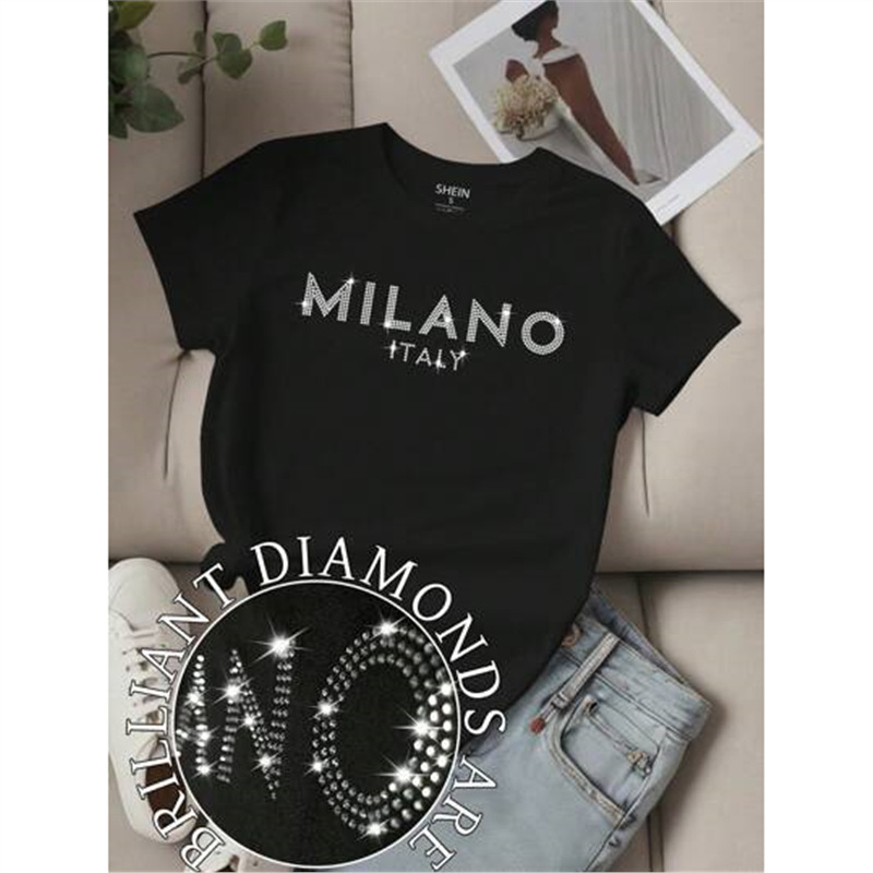 Shein Relaxiva 3 db-os női Los Angeles-i párizsi betűs mintás pulóver