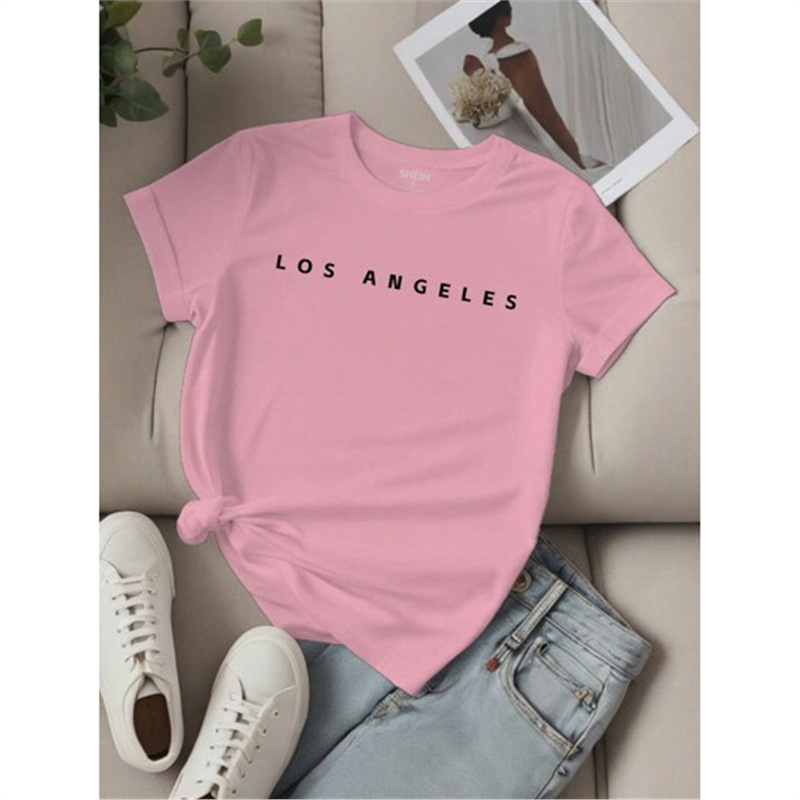 Shein Relaxiva 3 db-os női Los Angeles-i párizsi betűs mintás pulóver