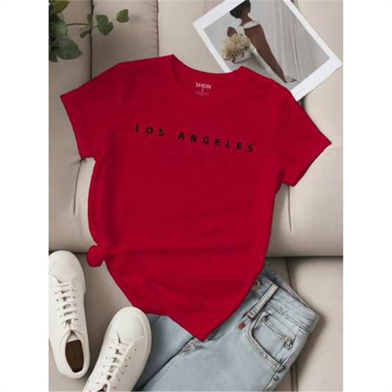 Shein Relaxiva 3 db-os női Los Angeles-i párizsi betűs mintás pulóver