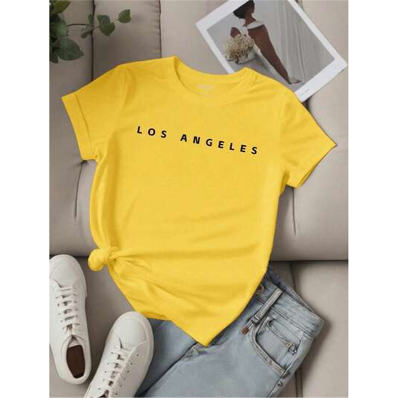 Shein Relaxiva 3 db-os női Los Angeles-i párizsi betűs mintás pulóver