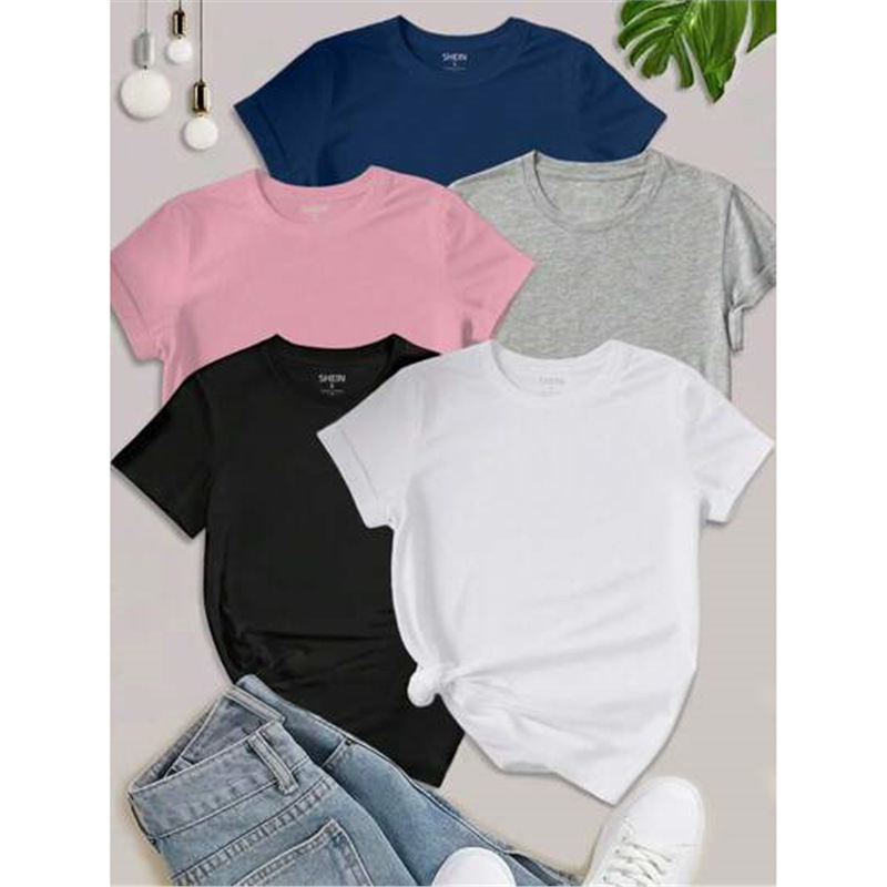 Shein Relaxiva 3 db-os női Los Angeles-i párizsi betűs mintás pulóver