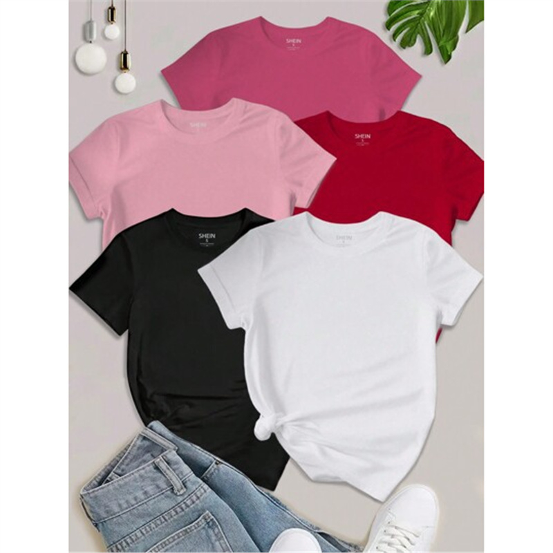 Shein Relaxiva 3 db-os női Los Angeles-i párizsi betűs mintás pulóver