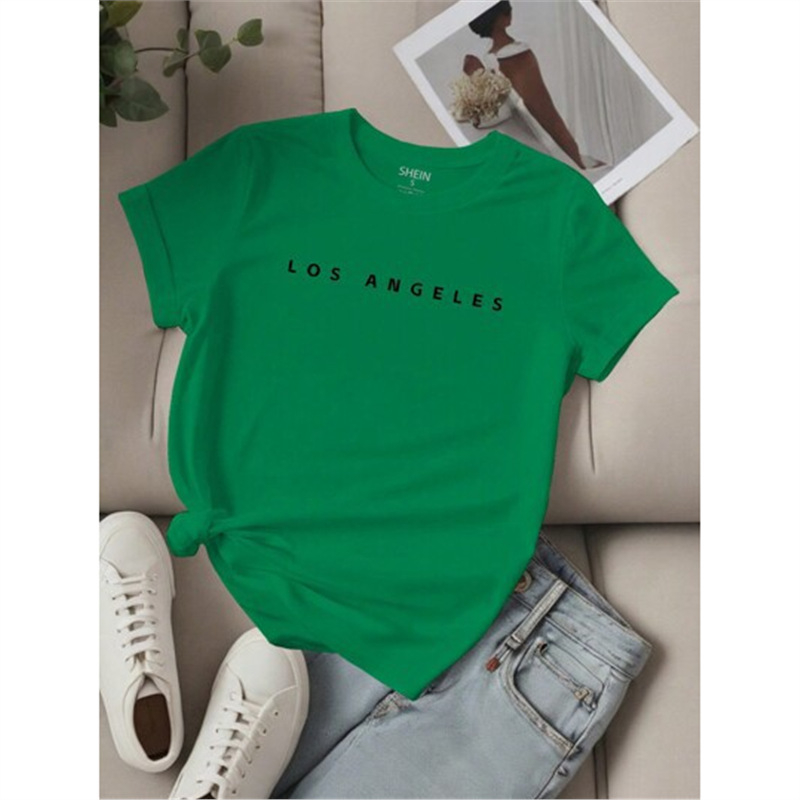 Shein Relaxiva 3 db-os női Los Angeles-i párizsi betűs mintás pulóver