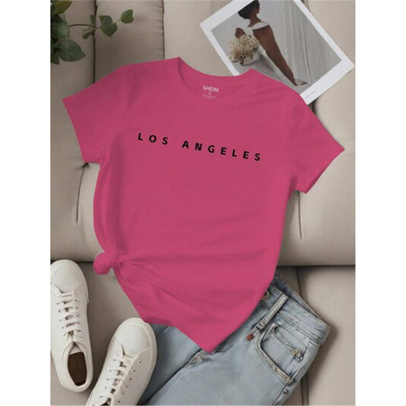 Shein Relaxiva 3 db-os női Los Angeles-i párizsi betűs mintás pulóver